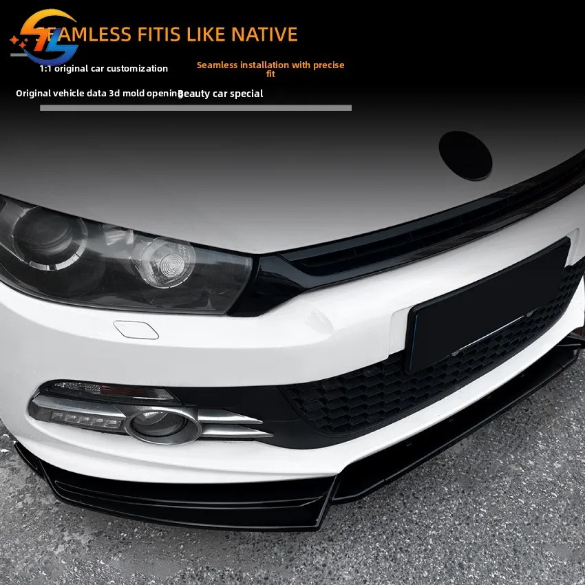 For Volkswagen Scirocco MK3 Rline GTS 2008-2014 Front lip front shovel spoiler modification