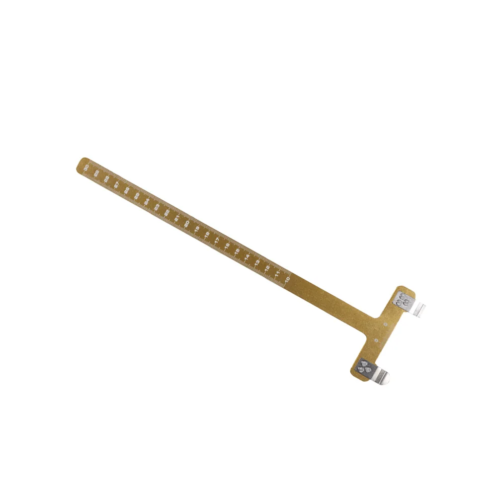 

Archery Bow Ruler Golden Professional Arrow Rest Aligner Tool Universal Mounting Lightweight Accurate Sight