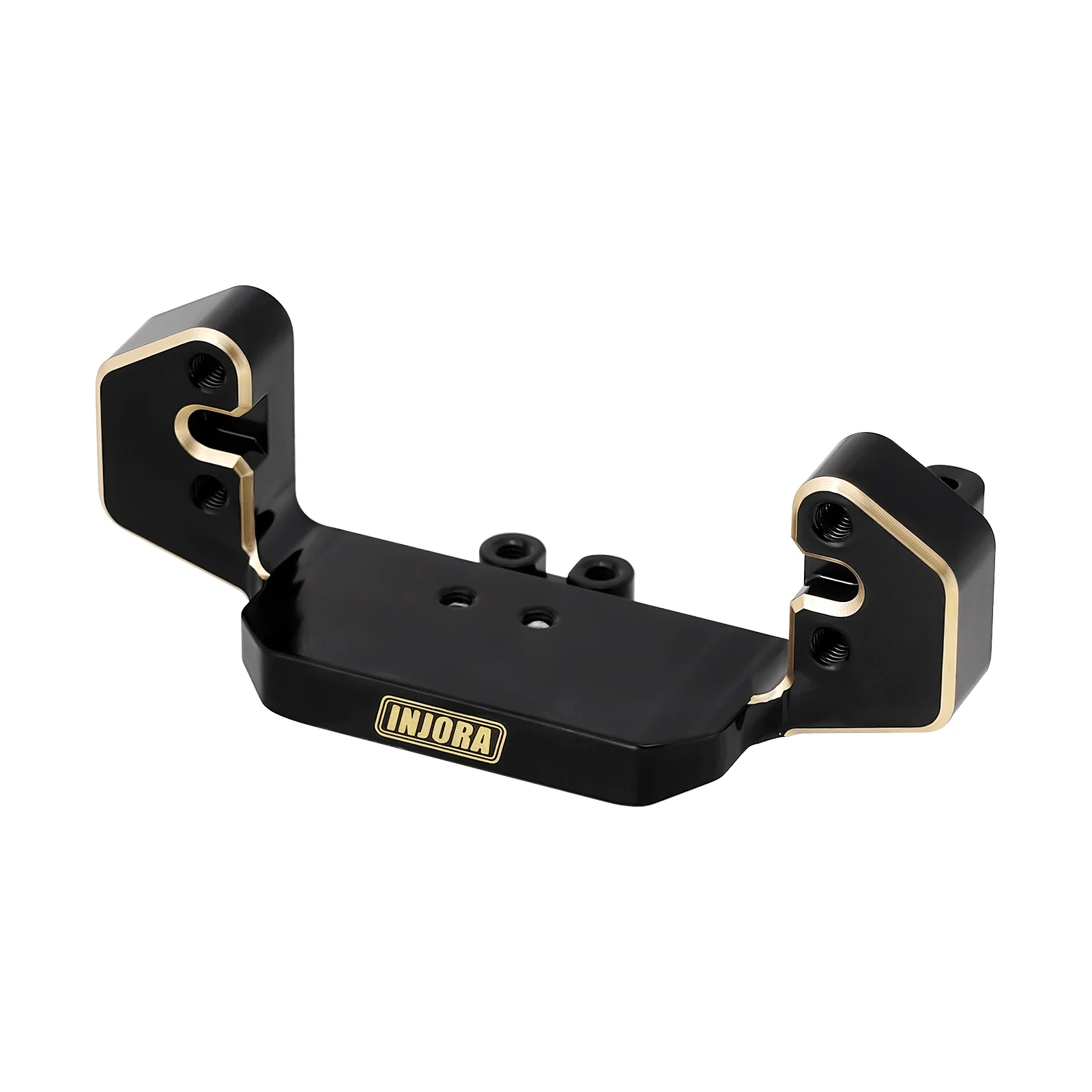 INJORA 65g Black Coating Brass Servo Mount for 1/10 RC Crawler FMS FCX10