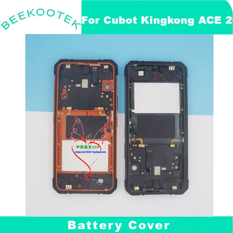 New Original Cubot KingKong ACE 2 Battery Cover Bottom Housing Receiver Speaker Lens Mic Accessories For CUBOT King kong ACE2