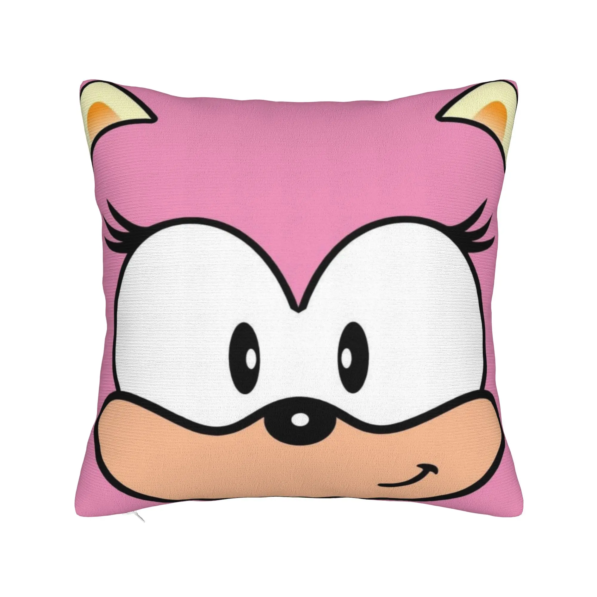 Warm Home Sonices Face Decorations Pillowcases Merch  Pillow Covers Square Multiple Sizes