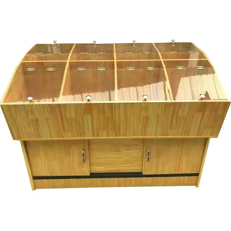 

Supermarket shelves, rice noodles, grain buckets, grain cabinets, rice bucket supermarkets with transparent lids