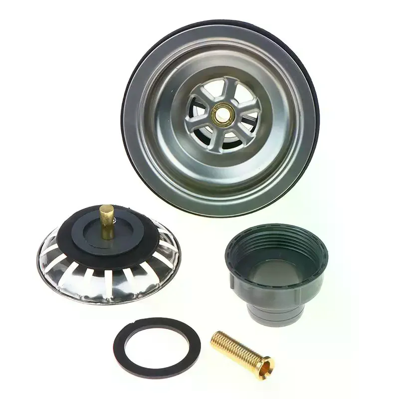 1Set Corrosion Resistance Basin Drain Simple Structure Easy To Install Sink Filter Accessories Durable Stainless Steel