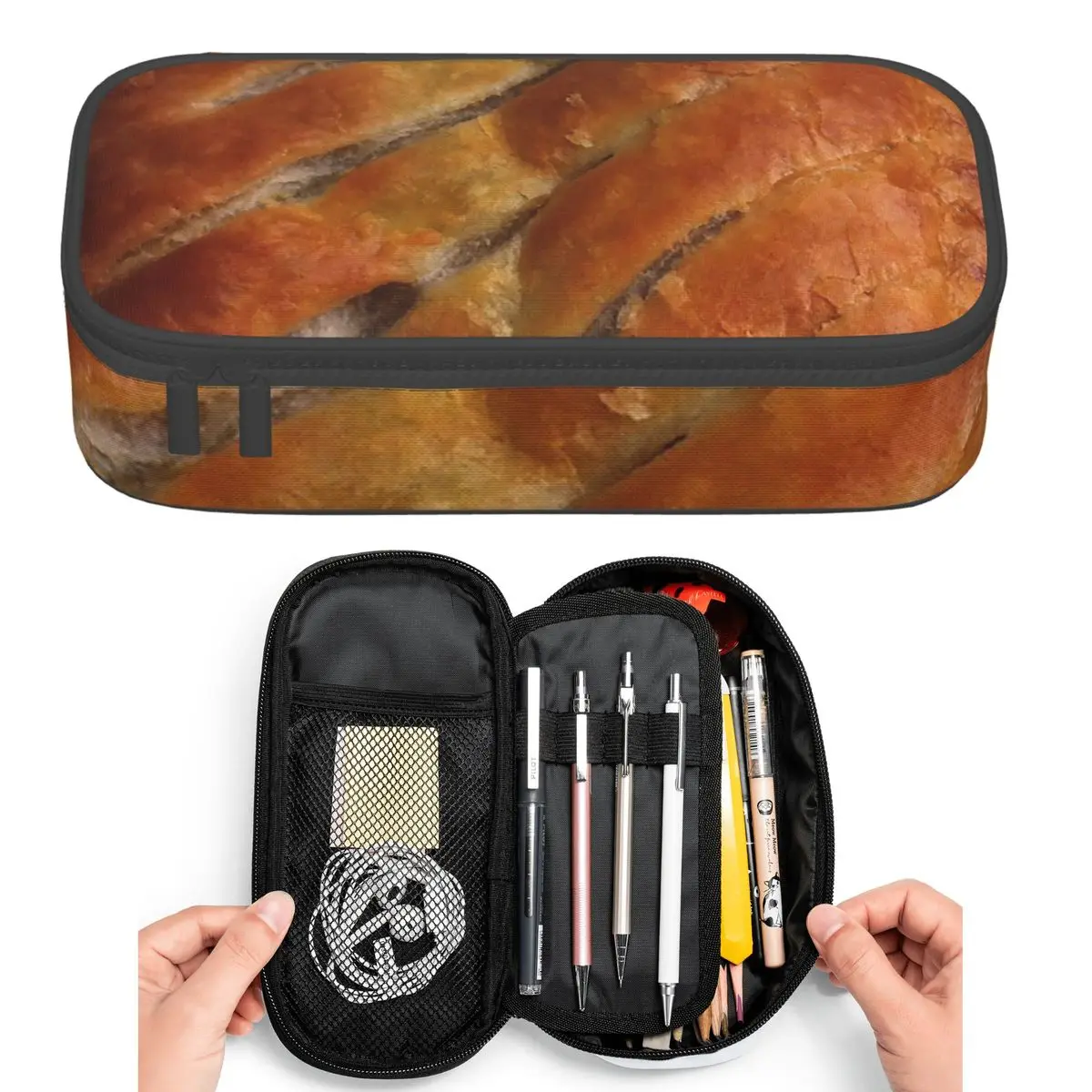 

Greggs Steak Bake Pencil Cases for Students Pen Box Pencil Bag Large Capacity Pencil Pouch Pen Holder