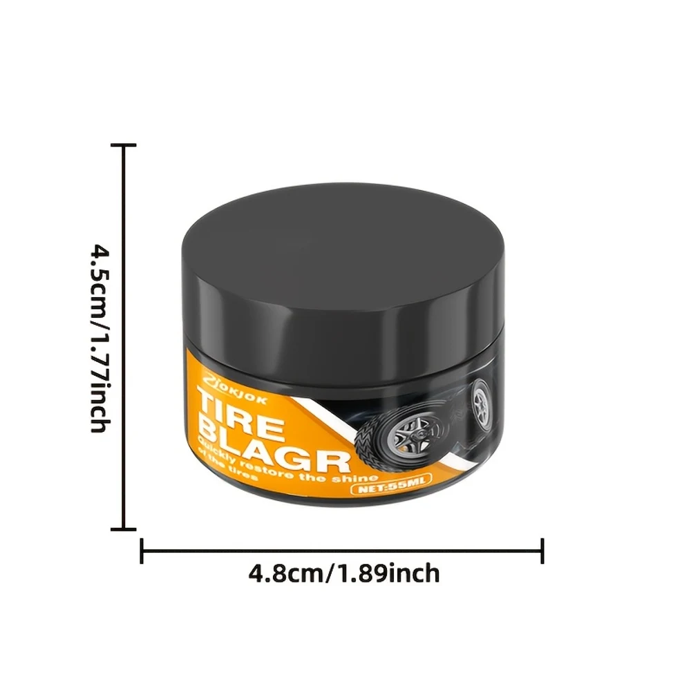 

Восстановитель пластика и резины для автомобилей - глянцевая черная паста для кузова и салона, предотвращает выцветание и окисление - идеально подходит для Ma