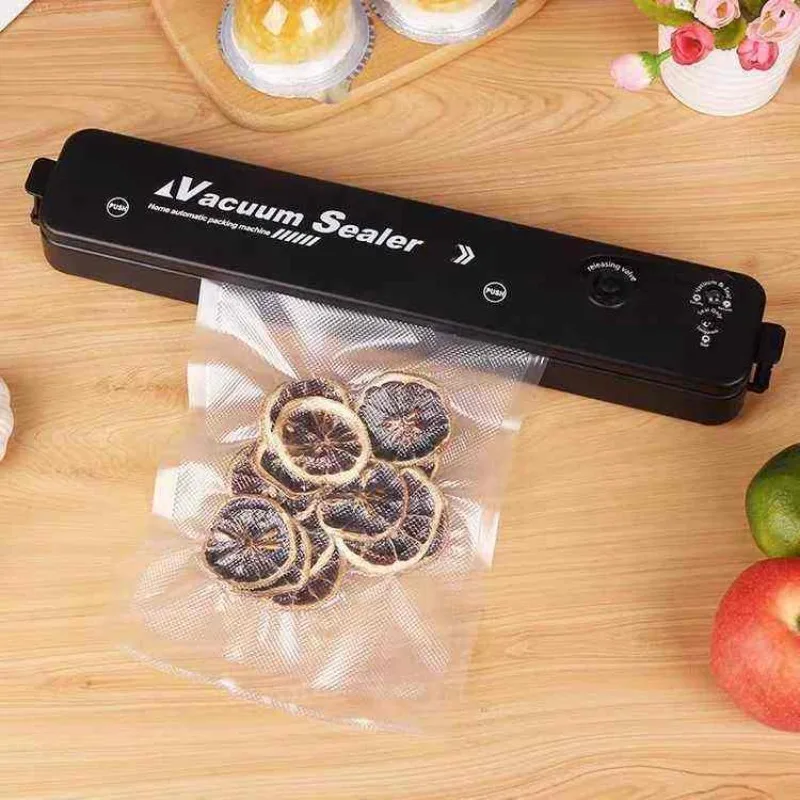 

Mini Vacuum Sealer Machine 220V Vacuum Sealer Bag Vacuum Sealing Machines Food Packaging Machinery For Freshness Home Compressor