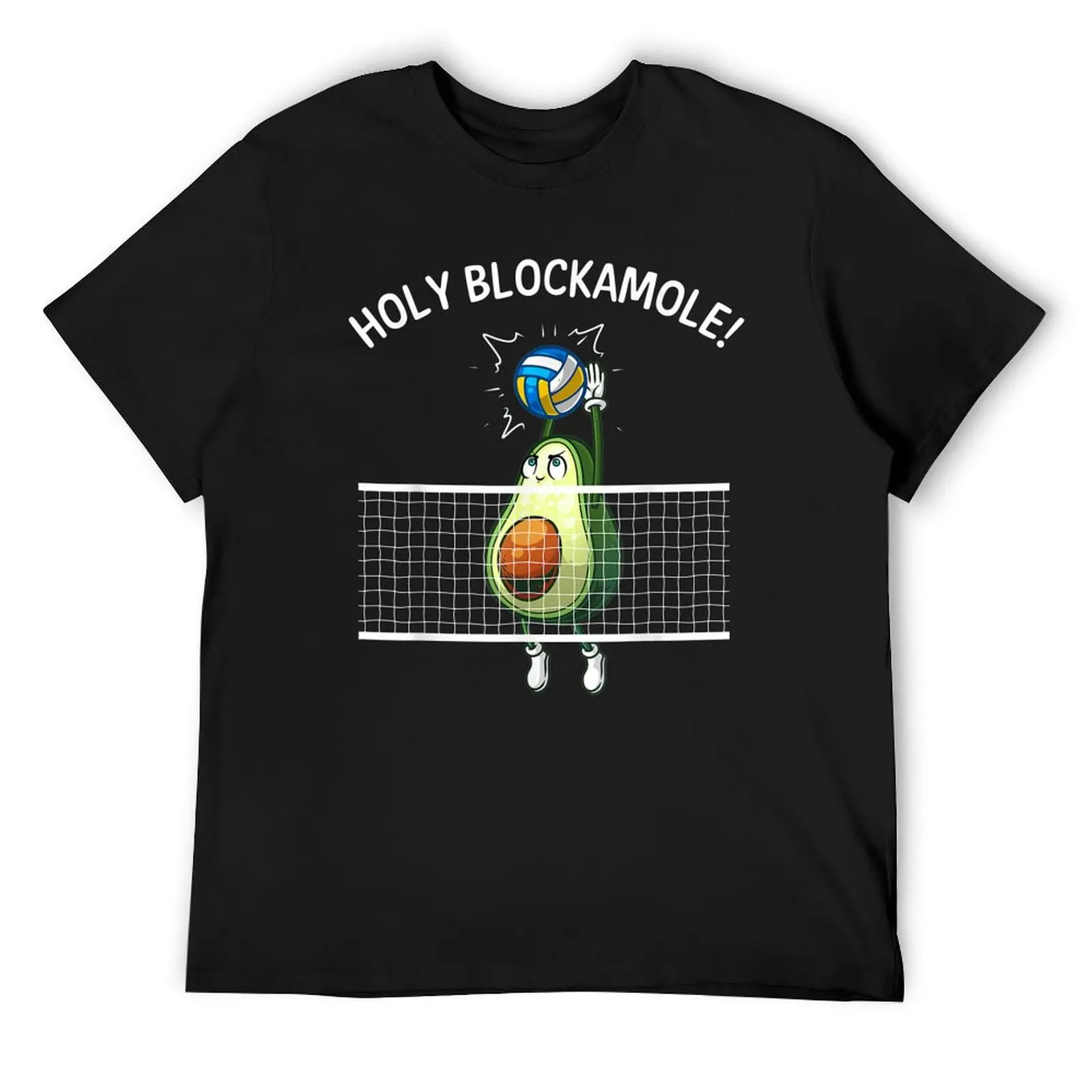 Funny Volleyball For Men Women Holy Guacamole Player Blocker T-Shirt shirts graphic tee heavyweights sweat mens t shirts pack