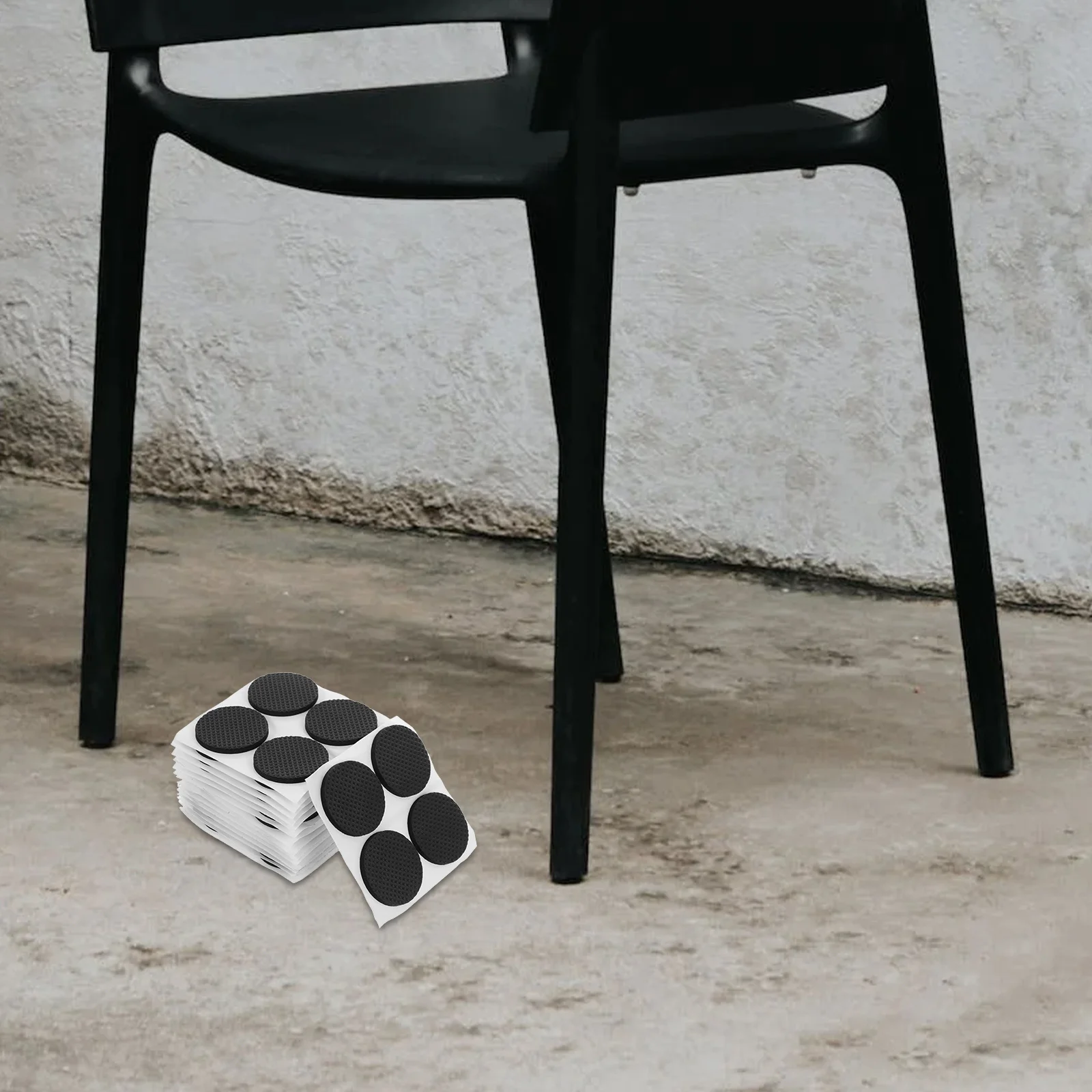 

60Pcs Eva Furniture Leg Pads 1.6x1.6inch Self-Adhesive Non-Slip Anti-Scratch Floor Protectors for Tables Chairs Stools