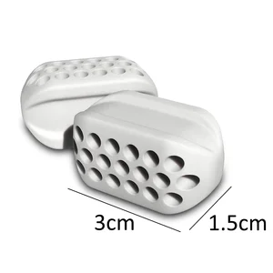 2 قطعة / الكثير الفك تمرين الكرة الفك مدرب الوجه العضلات ممارسة الكرة الفك مضغ الكرة تجريب معدات اللياقة البدنية أعلى 10 مبيعات الفك المطاط الفم - No5