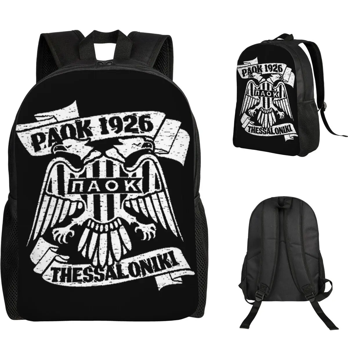 

Студенческий рюкзак Paok Thessaloniki Ultras Hooligans, школьная сумка, походный дорожный рюкзак для мужчин и женщин, модная сумка для книг, сумки на плечо