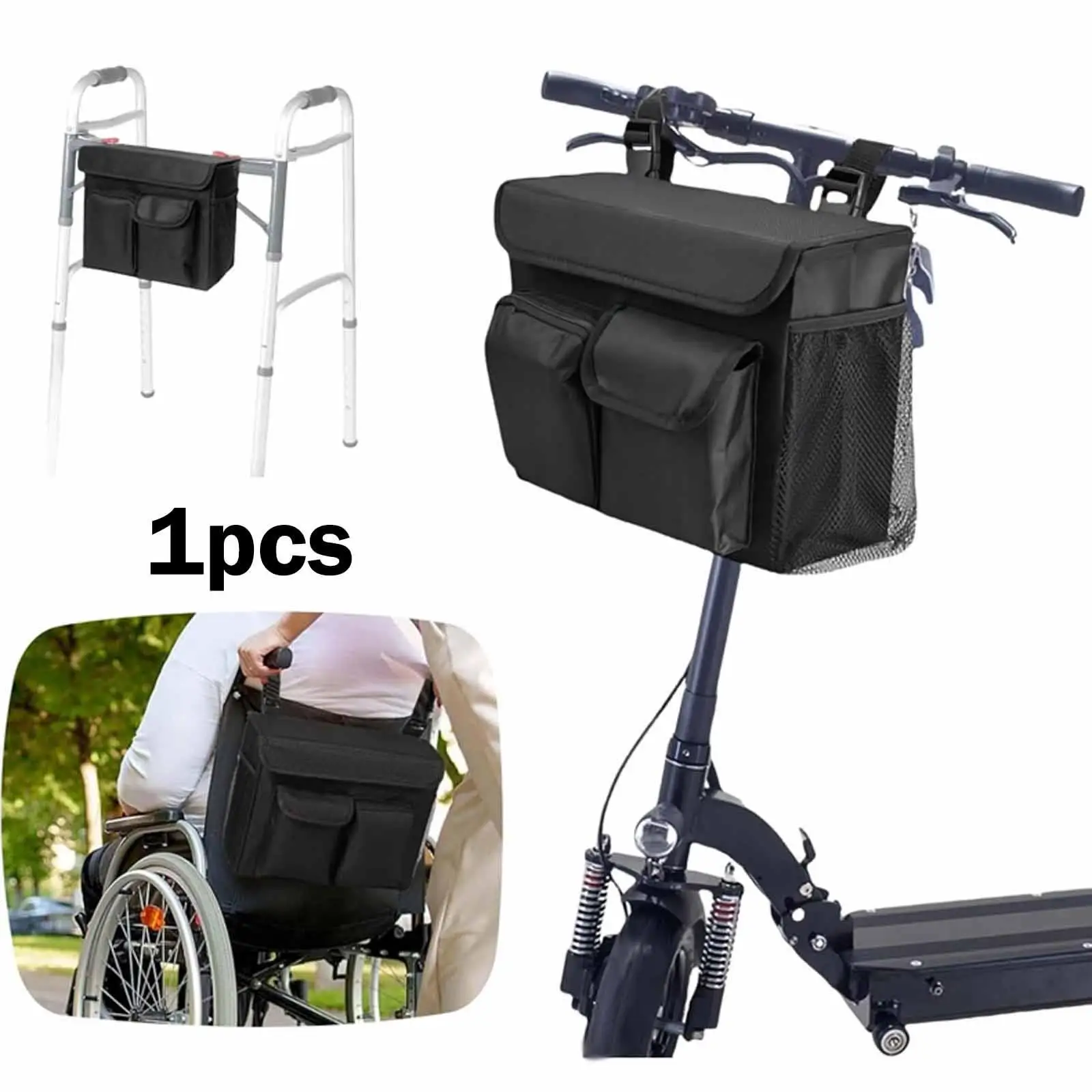 

Mobility Scooter Bag Bike Accessories Phone Holder Bike Handdle Bag Waterproof