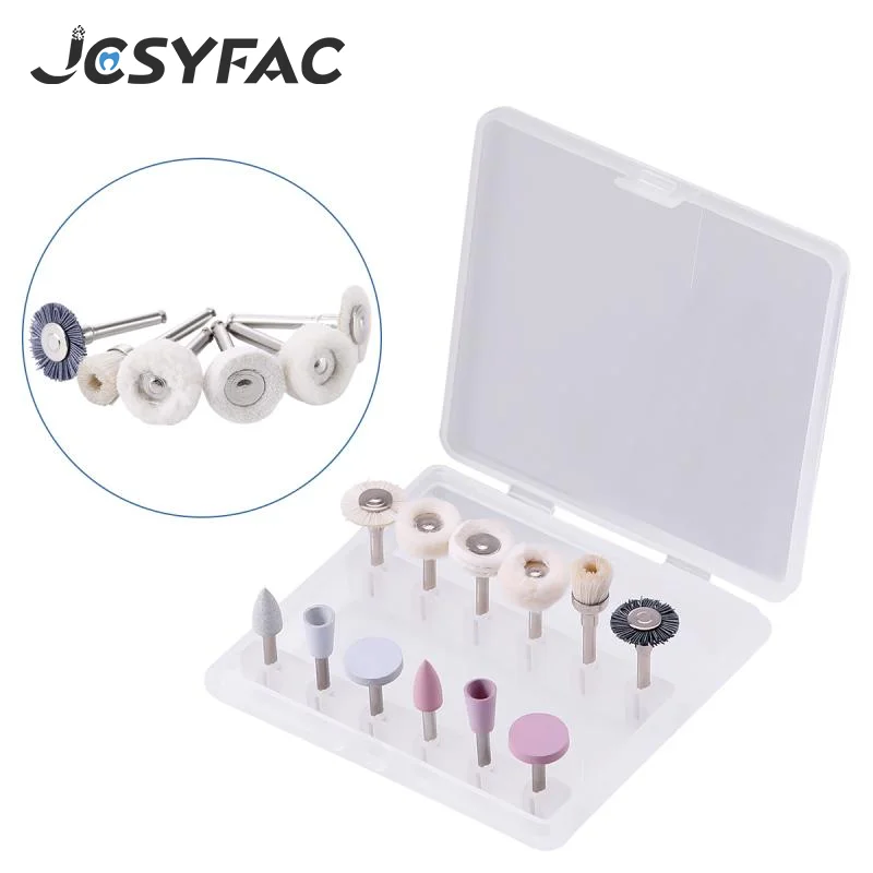 

12pcs/box Dental Polisher Kit For Low-Speed Handpiece Dental Composite Finishing Polishing Dentistry Porcelain/Natural Teeth