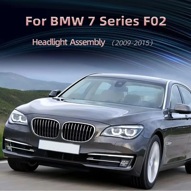 LED Headlights Assembly Modified for  7 Series F01 F02 730i 740i 2009-2015 DRL Turn Signal Light Head Lamp Plug and Play