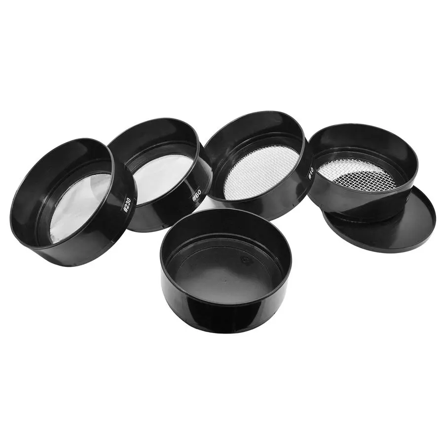 

Набор из 6 штабелируемых сетчатых ситов в ассортименте, 7-дюймовый пластик, в комплект входит нижний противень 5, 10, 60, и 230 плюс и крышка.