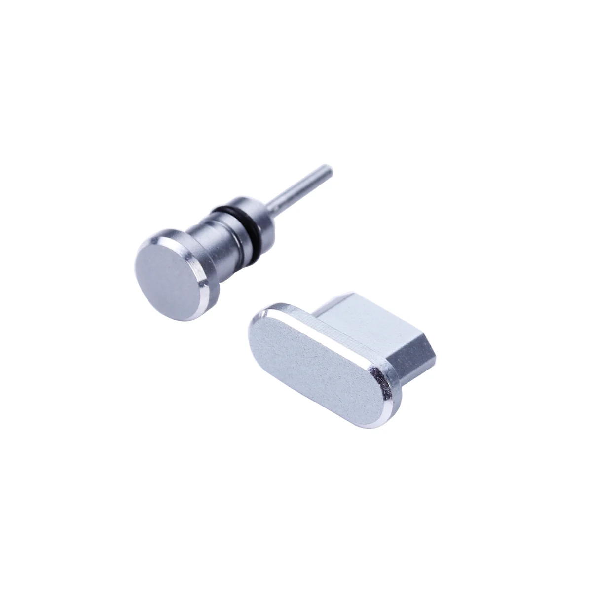 2pcs/ Set 35mm Earphone Jack Plug And Micro USB Port Plug for Phones S7/ S7 Edge/ G5 Plus/ 2016/ / Honor 6X/ / (Grey)