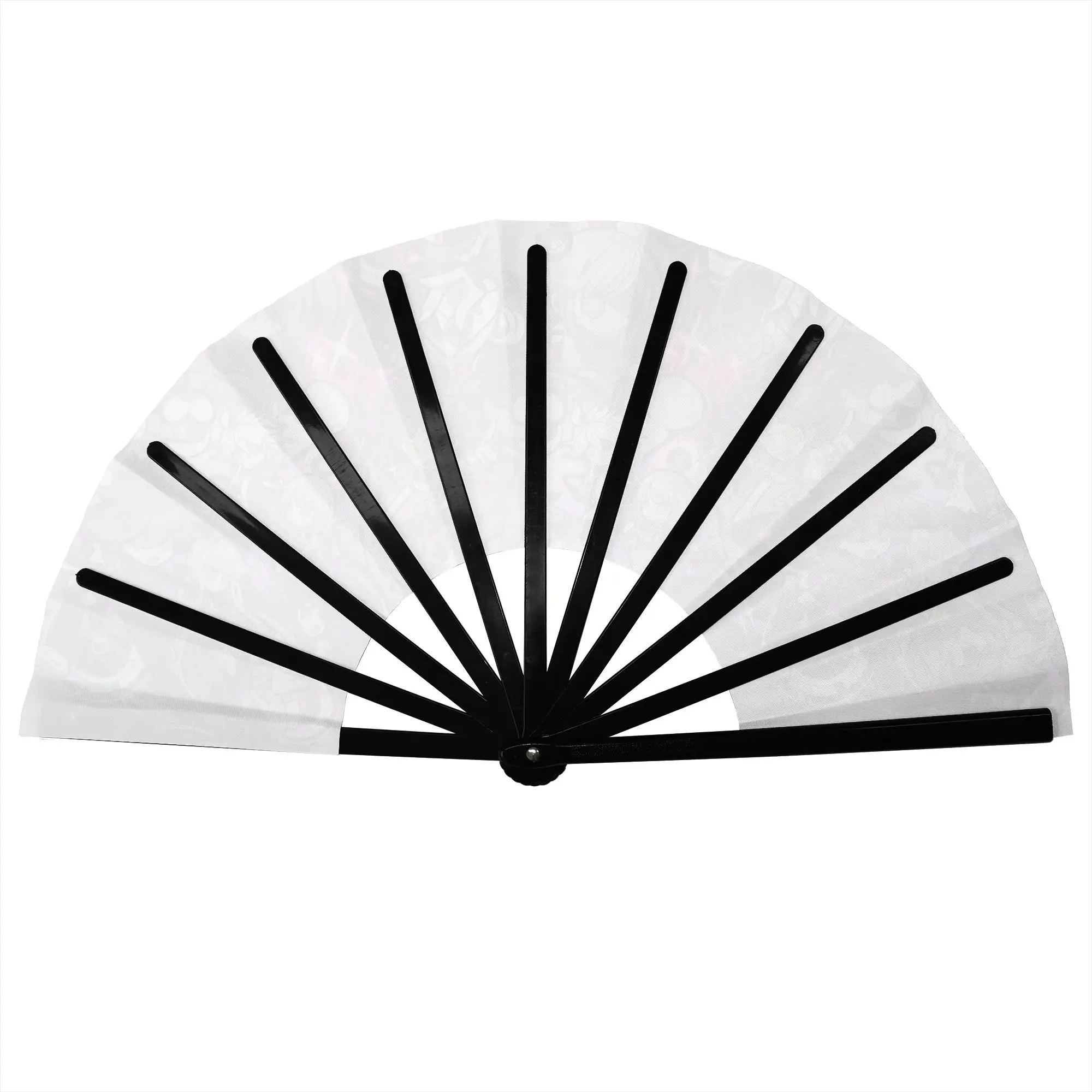 Danganronpa Chibi Folding Hand Fan Anime Game Polyester Fabric Fan Fashion Summer Accessory Decorative Fans