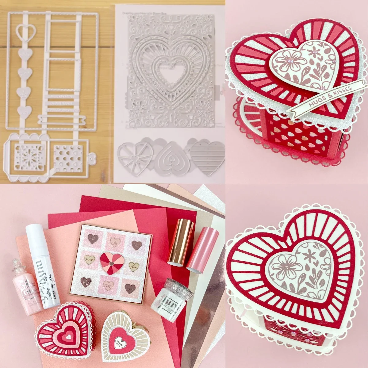 Love Gift Box 2025 New Metal Cutting Dies Decoration For Scrapbooking Craft Diy Album Template Decor Model