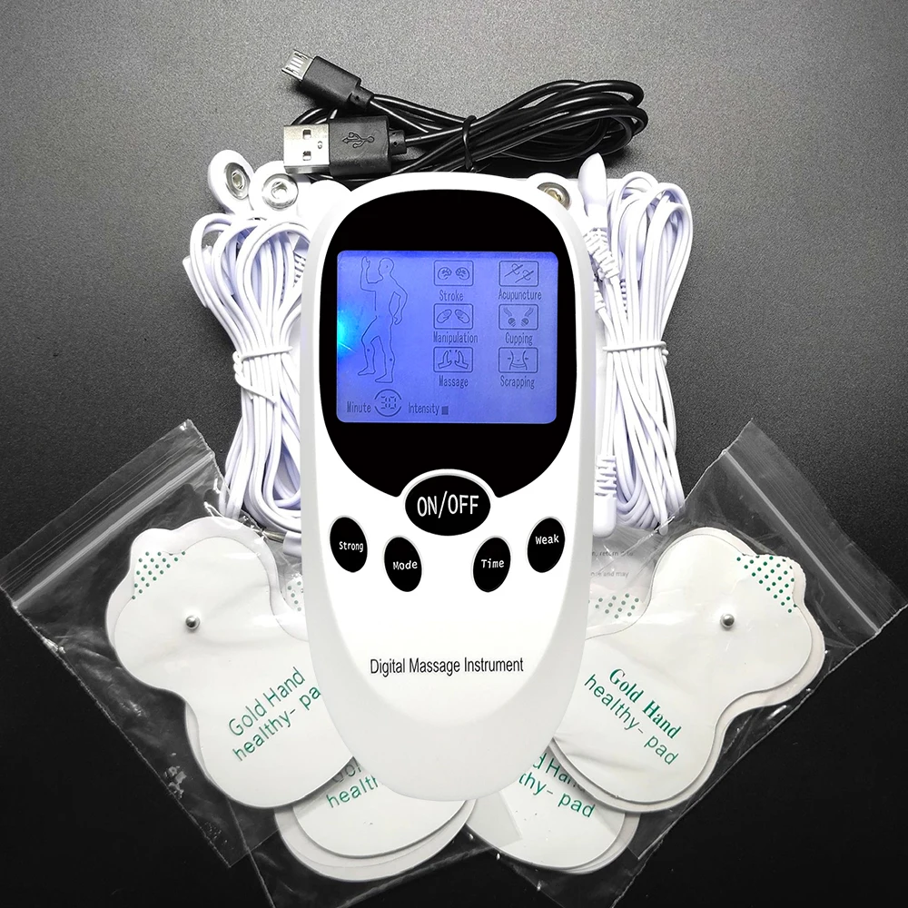 

6 Modes Tens Massager Electric EMS Muscle Stimulator Body Acupuncture Therapy Massager Pain Relief Tool Health Care Machine NEW