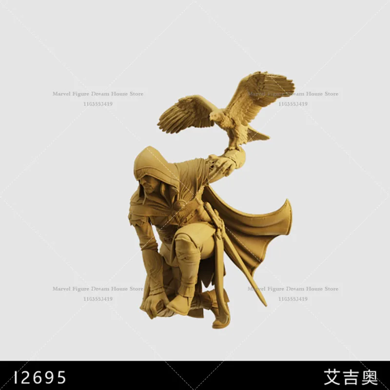 1/64 1/43 1/35 مقياس مشهد مصغر دمية عصر النهضة فترة قاتل الإخوان مسار الانتقام غير معقولة الأبيض شخصية صغيرة