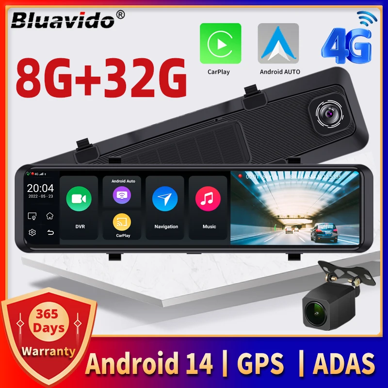 مراجعة وتحليل كاميرا المرايا 4G LTE 11.26 بوصة مع نظام GPS ونظام ADAS