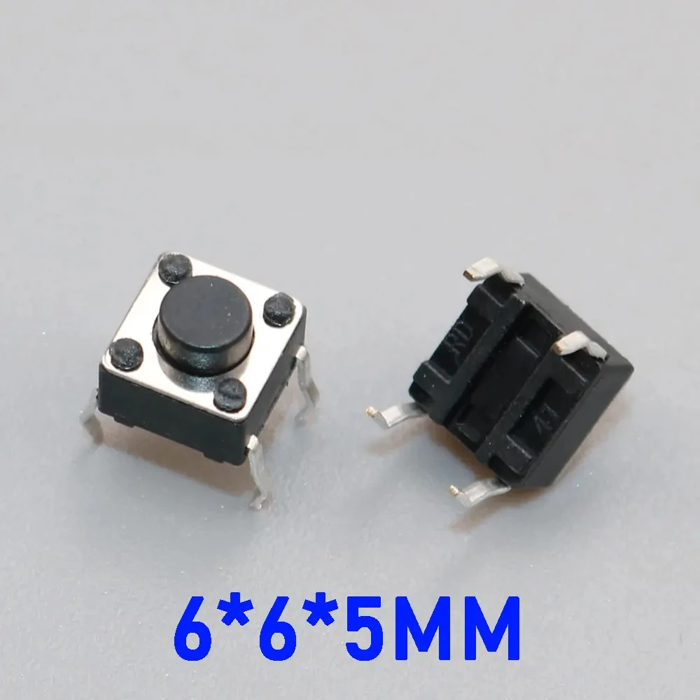 10 Stück/Set 6*6mm Taster-Set, Taktile Drucktastenschalter, Höhe: 4,3 5~13MM DIP 4P Mikroschalter 6x6 Tastenschalter für Arduino – Detail 6