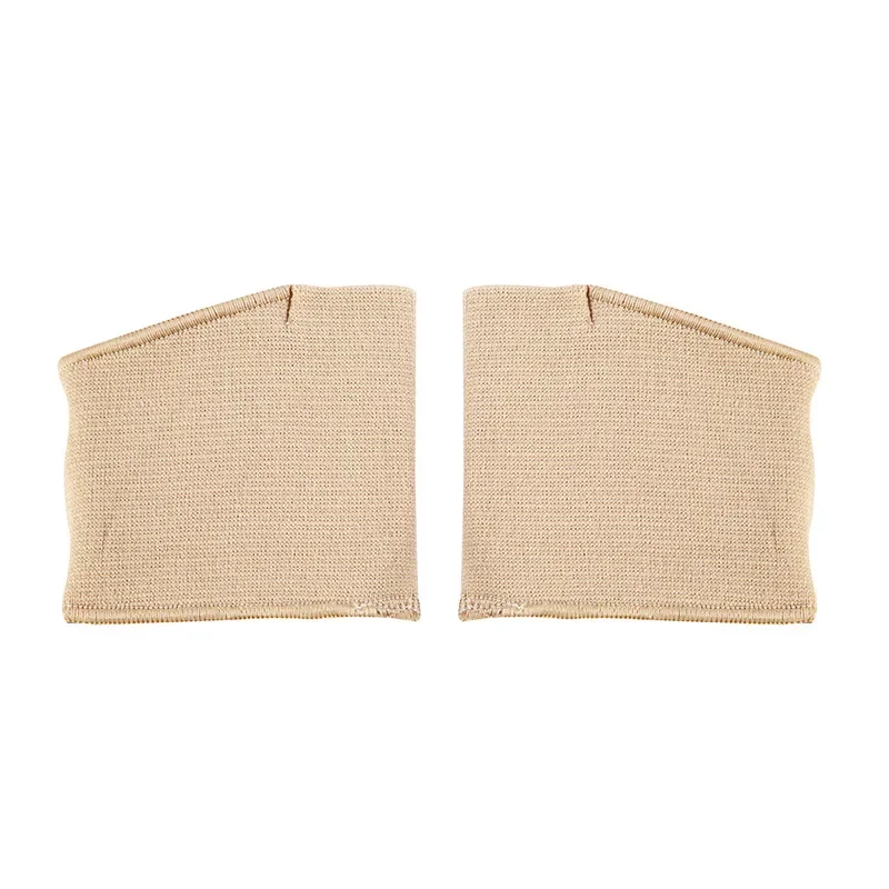 1 par de almofadas de manga metatarsiana de silicone, meia dedo do pé, sola de joanete, almofadas de gel para antepé, meia meia, prevenção de calos, bolhas