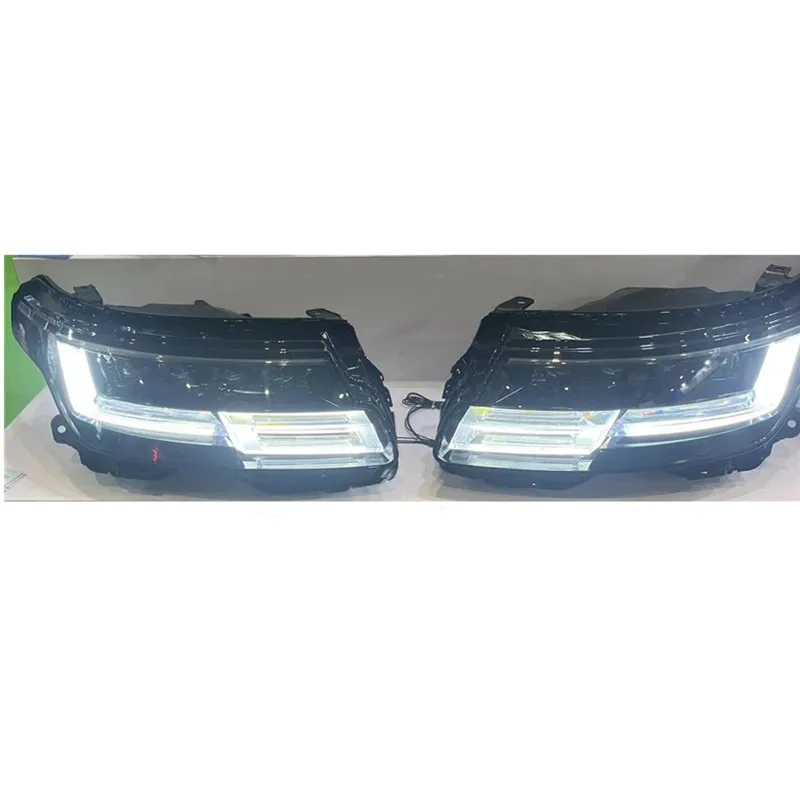 4 Eyes Front Lamp Assembly Headlight For Land Rover Range Rover Vogue 2013-2017 L405 2018-2023 Direct Fit No Bumper Change