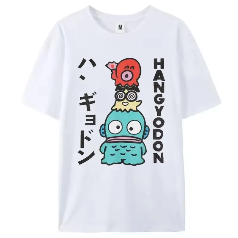

Hangyodon Japanese for Men Women T Shirt Vintage Tee Shirt Short Sleeve O Neck T-Shirts Summer Clothes Y2k Top Women Clothing