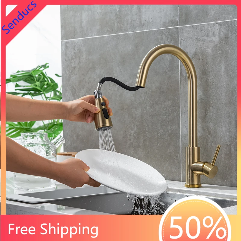 kitchen-sink-faucet-stainless-steel-pull-out-hot-cold-mixer-tap-deck-mounted-pull-down-sprayer-single-handle-kitchen-faucets
