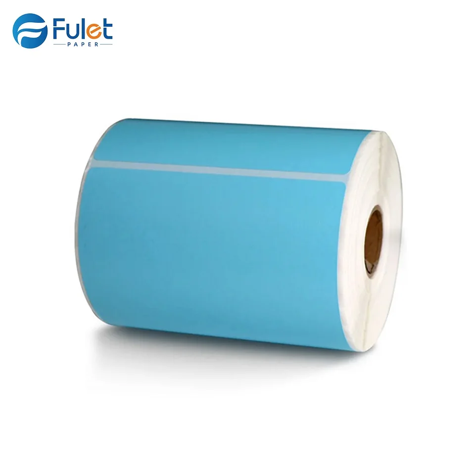 

Premium quality 100 x 150 mm 4x6 inch water oil resistant Multi Color thermal paper shipping label 250 labels per roll