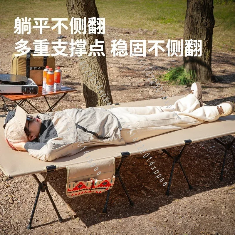 Ultra-light And Lightweight Widening 90 Camping Tent Outdoor Camping Aluminum Alloy Camp Bed Folding Bed