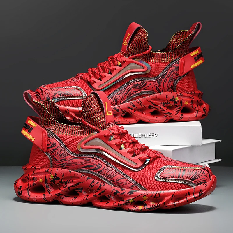 

Мужская дышащая гоночная повседневная спортивная обувь, четыре сезона, амортизирующая мягкая подошва, уличные кроссовки, студенческие скоростные кроссовки