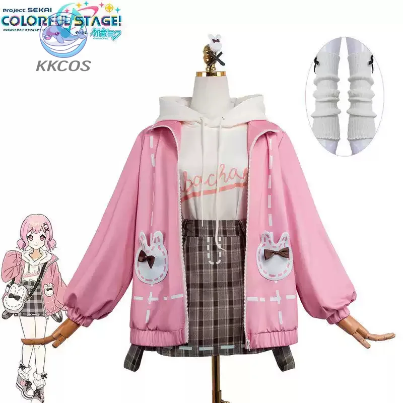 

Серия косплея: Project SEKAI: Colorful Stage! feat. Костюм для косплея Отори Эму из Battle Pass, милый костюм KKcos