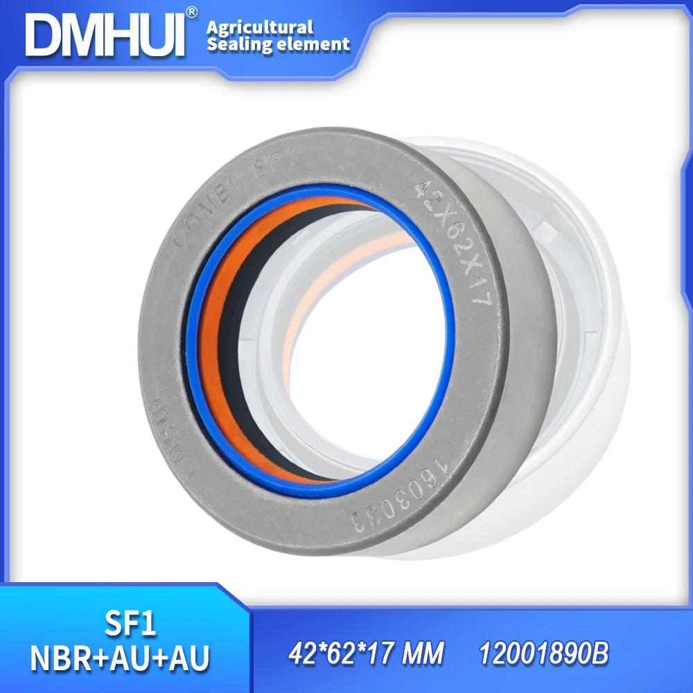 

Дифференциал 12001890B Сальник 42x62x17 мм NBR AU Резина Сертифицированный ISO9001 - Уплотнительное кольцо роторного вала DMHUI COMBI SF1 Тракторное уплотнительное кольцо