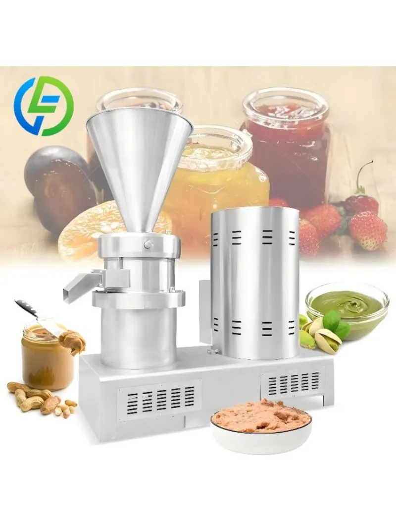 Customize Best Mobile Colloid Mill Manufacturing Palm Pea Nut Butter Grinder Equipment Grind Peanut Pulp Machine Price