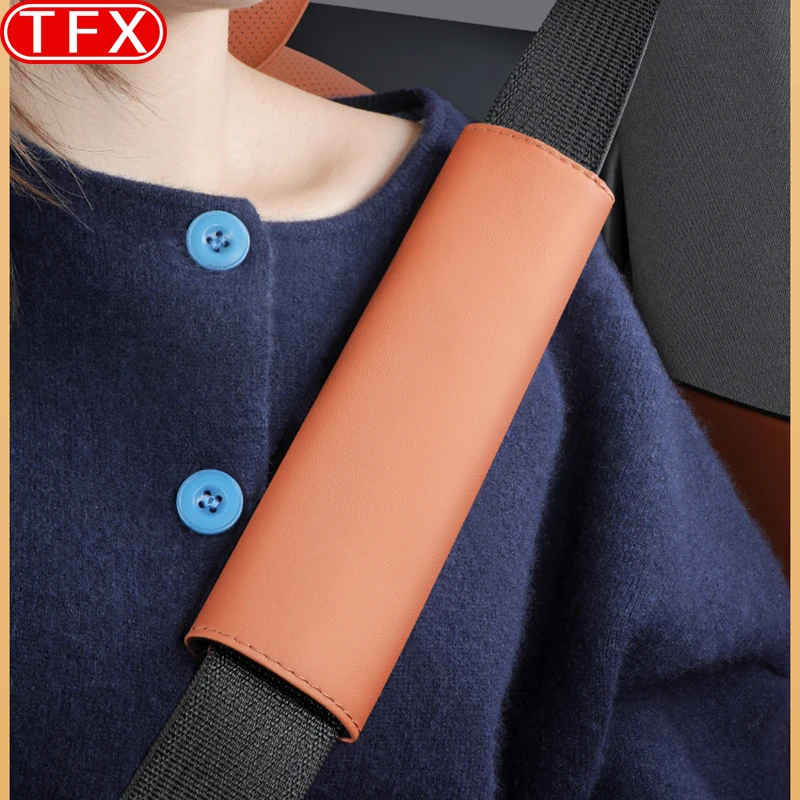 

For Trumpchi GAC S7 2025 2026 Car Styling Leather Seat Belt Shoulder Protector Car Safety Belt Protection Auto Accessories