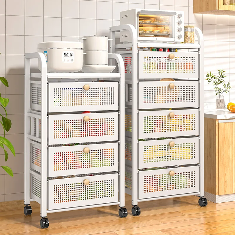 

Kitchen Storage Furniture Auxiliary Trolley Complete Kitchens Accessories Organize Cart Wheels Shelf Arredo Casa Things Home