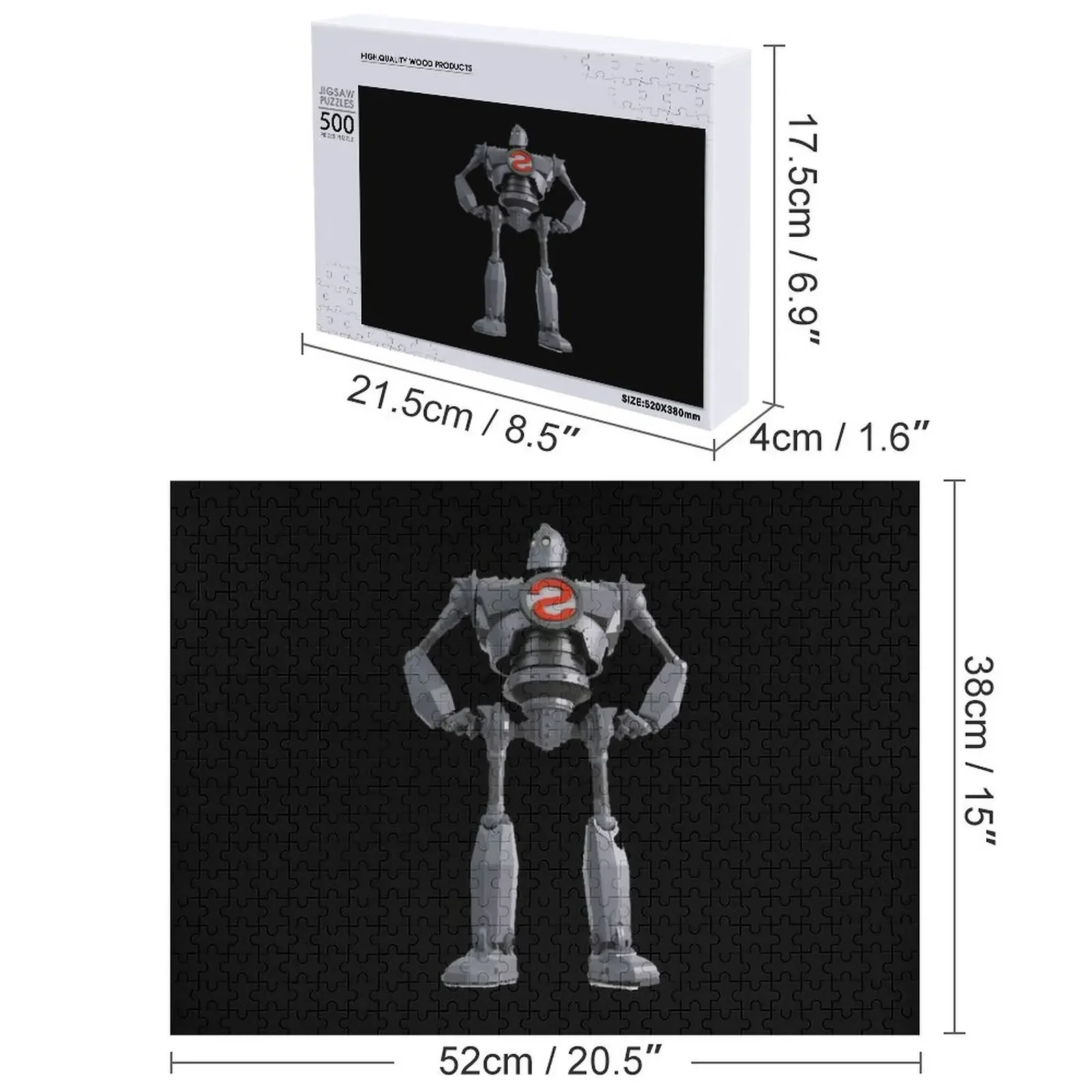 Puzzle gigante in ferro per bambini con puzzle fotografico personalizzato