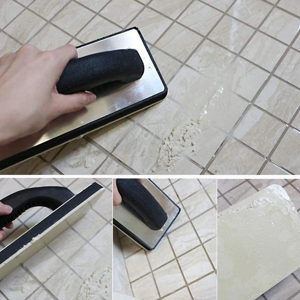 Handheld Concrete Rubber Trowel Practical Tile Tiling Tool Anti-Scratch Builder Caulking Spatula Construction Tools