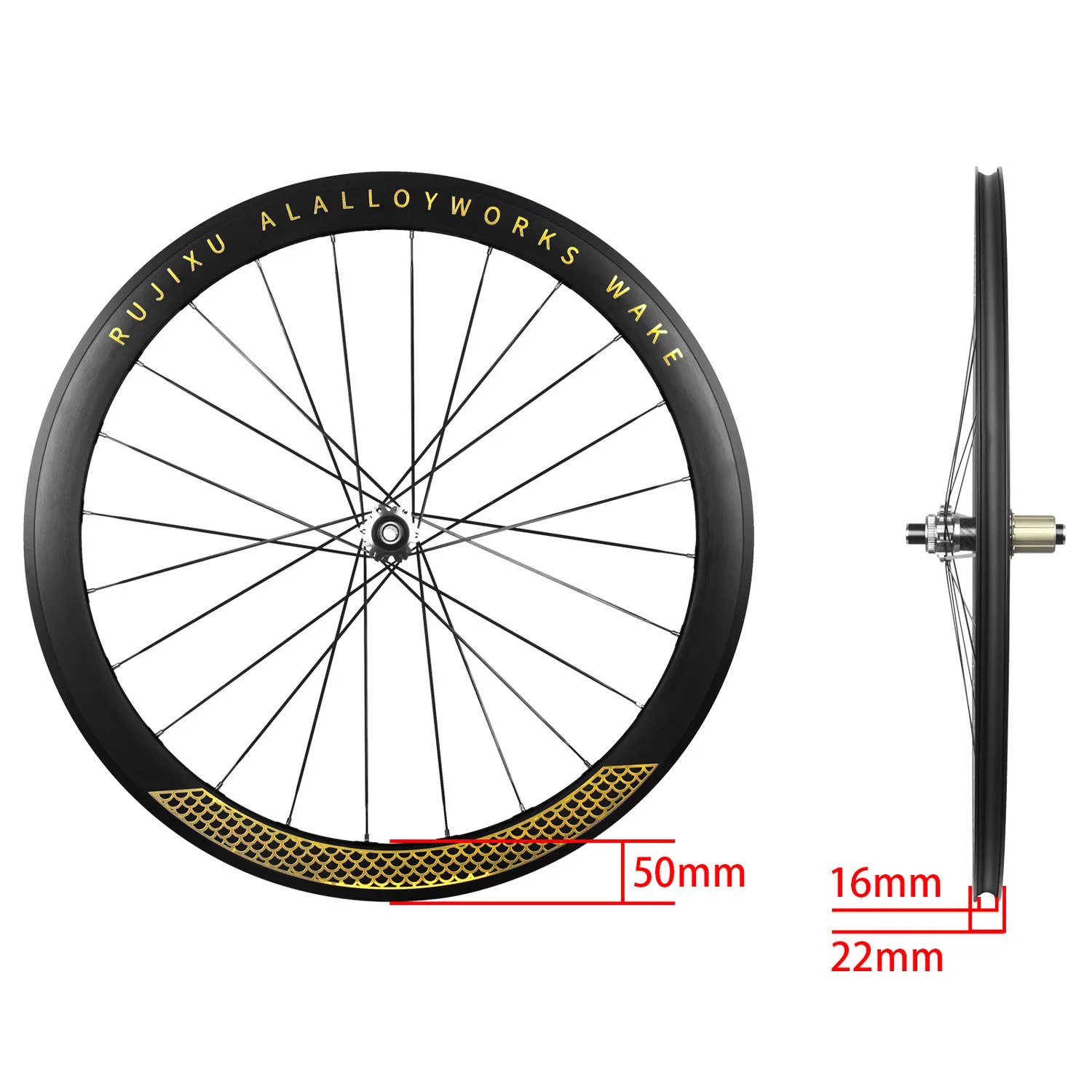 Road Bike Wheels Superlight 700 C30/ 40/50mm Aluminum Alloy Clincher Rim Thru Axle Center Lock Disc Brake Elite Bicycle Wheelset
