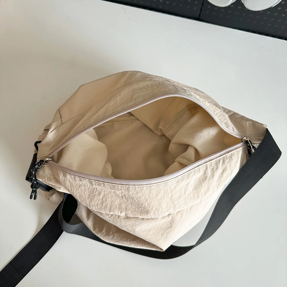 Damska torba na ramię o dużej pojemności stylowa Casual Crossbody torba do pracy torba na zakupy pracy torba materiałowa codziennego użytku