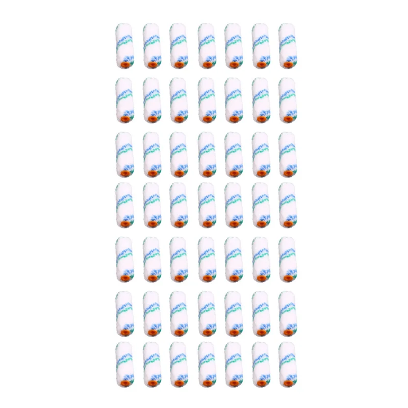 FAST-100PCS 4Inch 100Mm Profesional Wall Paint Roller Set Mini Roller Paint Coating Edger Painting Rolling Brush For Wall