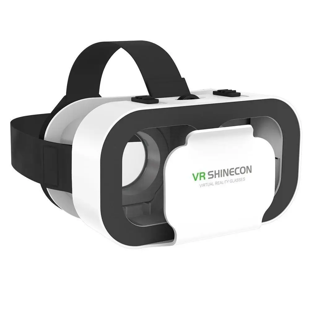 VR SHINECON VR Glasses Universal Virtual Reality Glasses for Mobile Games 360 HD Movies Compatible with 4.7-6.53\'\' Smartphone