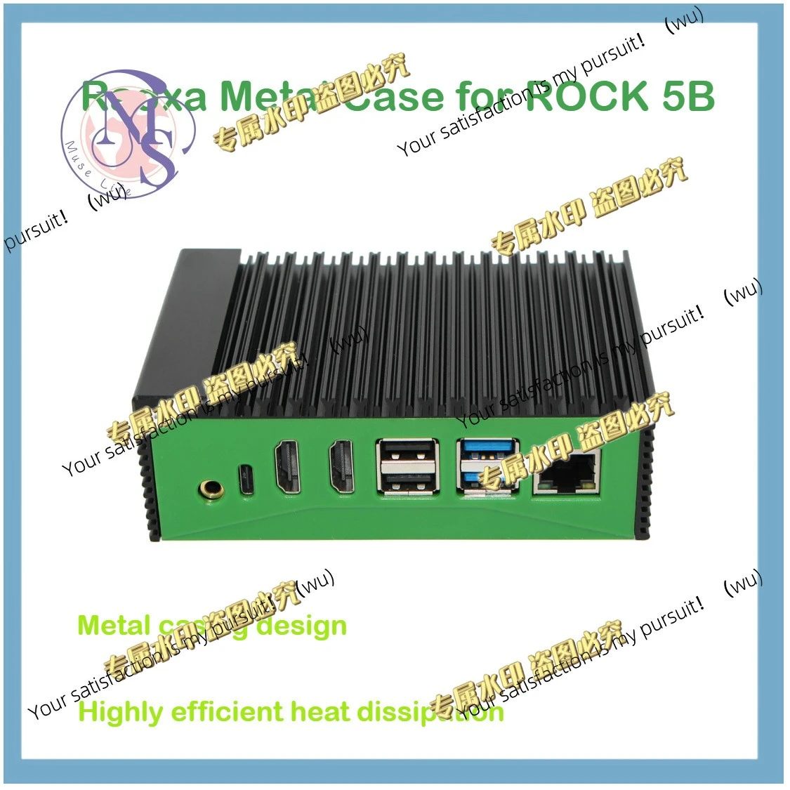 For easy installation in the metal radiator housing of the Radxa ROCK 5B