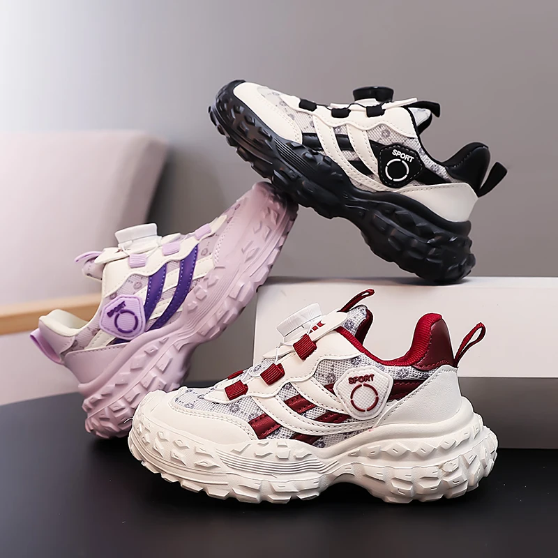 

Детская спортивная обувь, дышащая уличная обувь с сеткой для маленьких мальчиков, повседневные кроссовки для бега для маленьких девочек, детские кроссовки 26-37