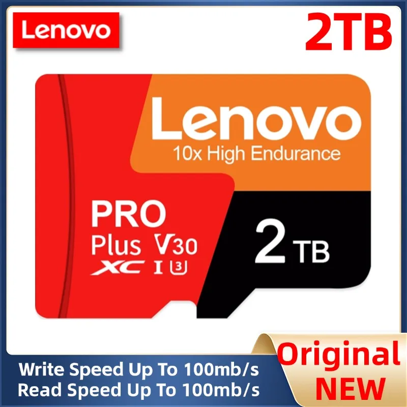 Lenovo 2TB 1TB Micro TF Card 128GB scheda di memoria ad alta velocità 256GB V30 Mini SD Card 512GB UHS-I TF Flash Card per Nintendo Switch