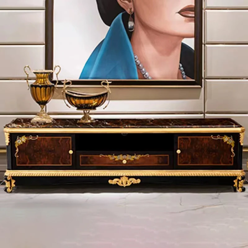 !@High Quality Classical Wooden TV Cabinet Living Room Furniture Luxury TV Stands