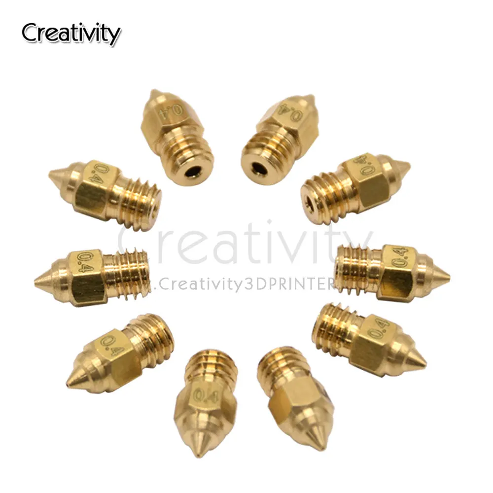 Cr6-se Brass Nozze Fit Ender 3 Neo Series  0.3mm -1.0mm nozzles for Ender 3 Neo, Ender 3 V2 Neo,Ender 3 Max Neo 3D Printer Part