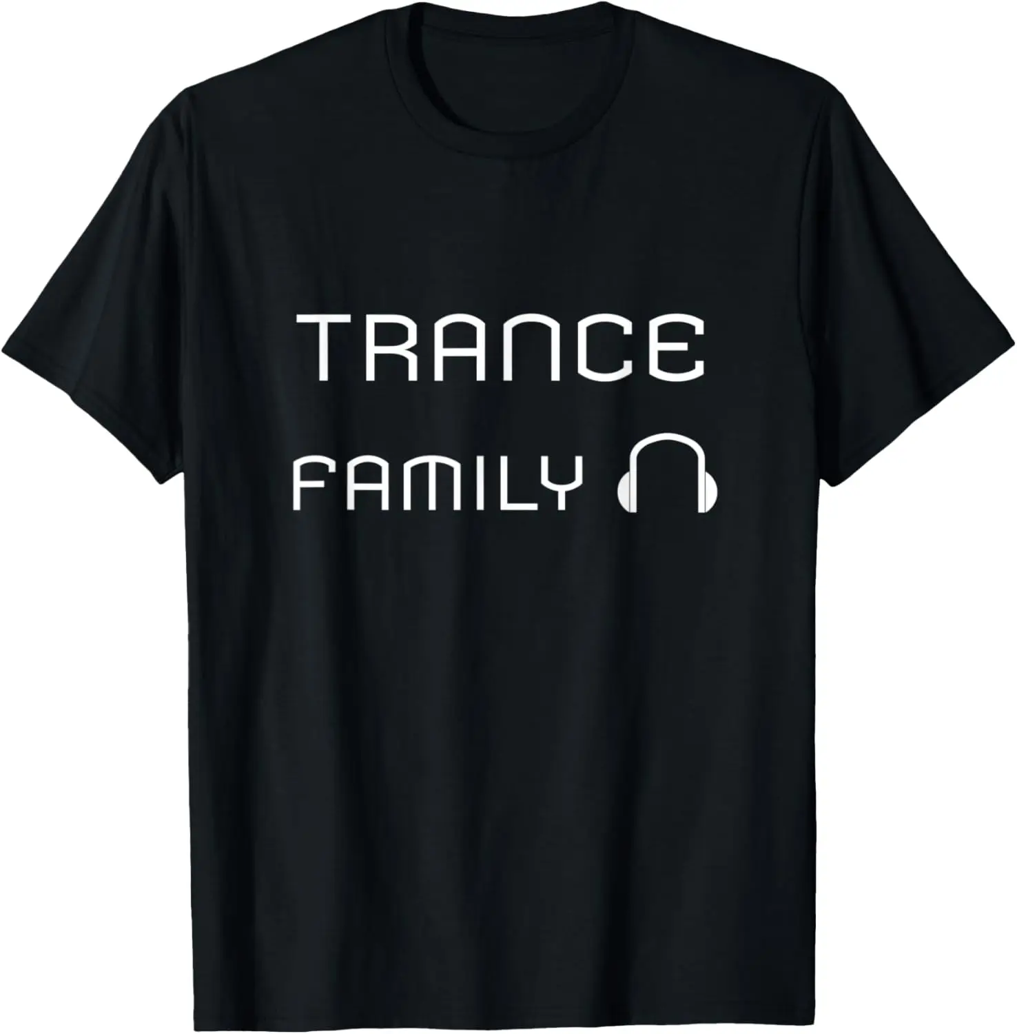 Trance Family DJ Headphones EDM Dance T-Shirt T-Shirt Unisex Summer Streetwear Tops Print on Demand Camiseta Hombre