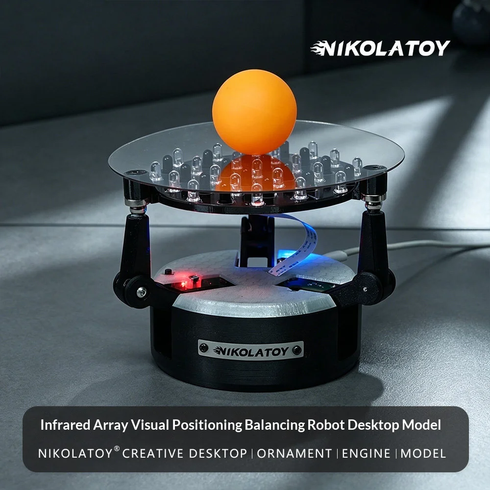 

Infrared array intelligent visual recognition interactive sensor positioning balancing robot toy gift for friends